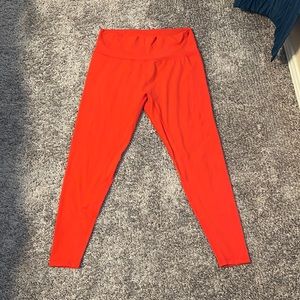 XL Buffbunny Rosa Leggings- Salsa Red